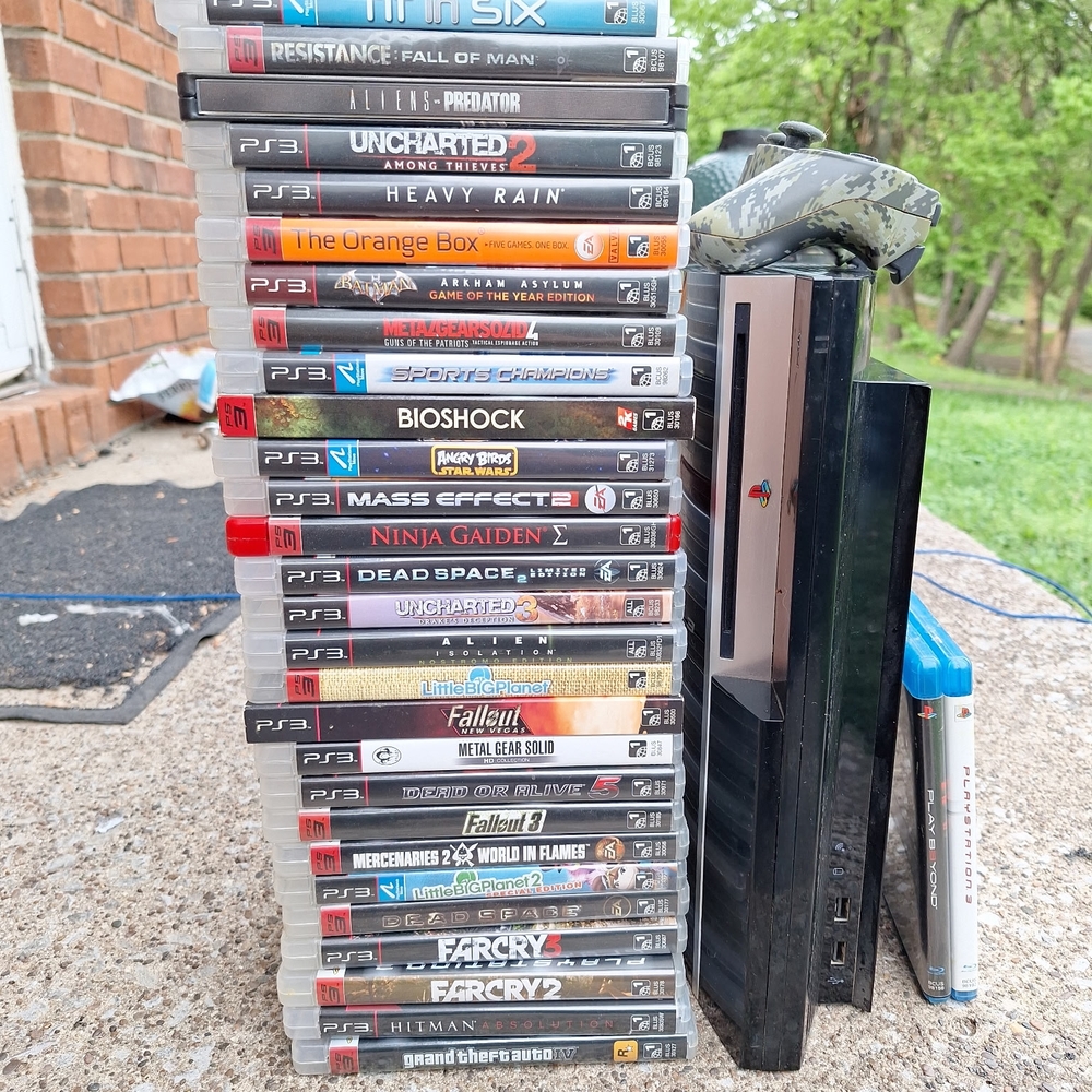 The Game Black Video Game Console with Extensive Collection